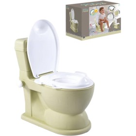 DOLU Dětská toaleta XL baby WC světle zelená na baterie Světlo Zvuk