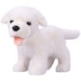 PLYŠ Pes labrador 23cm bílý stojící *PLYŠOVÉ HRAČKY*
