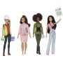 MATTEL BRB Povolání Ekologie je budoucnost set 4 panenky Barbie s doplňky