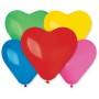 GEMAR Balónek nafukovací srdce pastelové barvy 25cm 5 barev 1ks