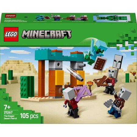 LEGO MINECRAFT Pouštní hlídka zákeřníků 21267 STAVEBNICE