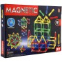 Stavebnice magnetická 148 dílků skládačka 3D plast/kov v krabici
