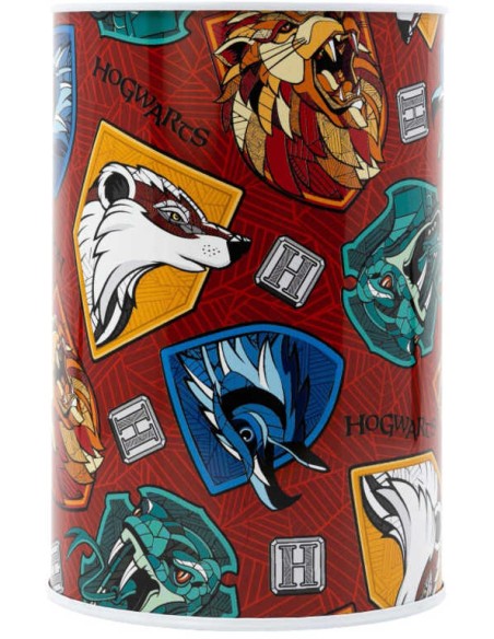 Pokladnička válec Harry Potter 10x15cm dětská kasička kovová