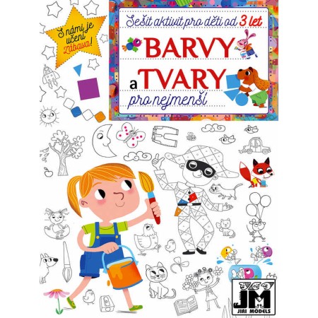 JIRI MODELS Sešit aktivit barvy tvary nelicenční
