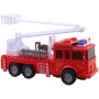 Auto hasičské požární vozidlo s žebříkem hasiči plast