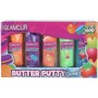 Glamour hmota máslová 5x 60g zábavný sliz vonící sada 5 barev