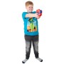 Pistole na natažení 23cm set se soft pěnovými náboji 10ks a terčem plast