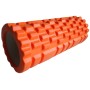 ACRA Válec masážní 33x14cm fitness roller oranžový plast