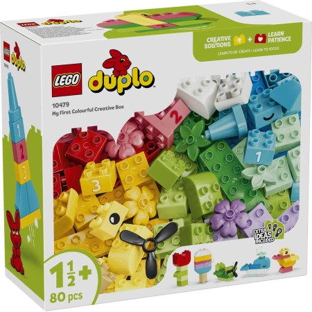 LEGO DUPLO Barevný kreativní box s kostkami 10479 STAVEBNICE