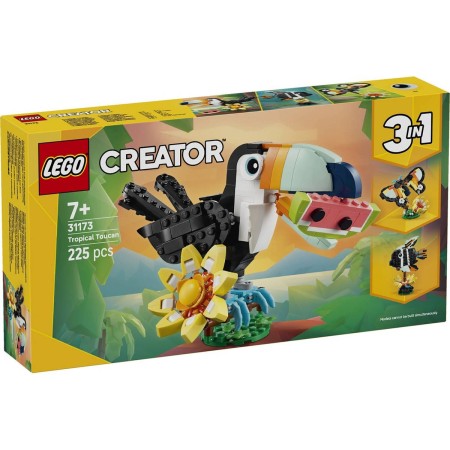LEGO CREATOR Divoká zvířata: Tropický tukan 3v1 31173 STAVEBNICE