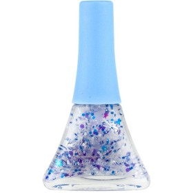 LUKKY Lak na nehty dětský fialovo-bílo-modrý slupovací hvězdičky 5,5ml