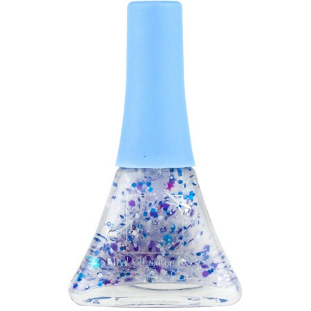 LUKKY Lak na nehty dětský fialovo-bílo-modrý slupovací hvězdičky 5,5ml