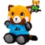 PLYŠ Panda červená v tričku se jménem 17cm 6 druhů *PLYŠOVÉ HRAČKY*