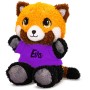 PLYŠ Panda červená v tričku se jménem 17cm 6 druhů *PLYŠOVÉ HRAČKY*