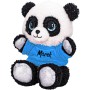 PLYŠ Panda v tričku se jménem 17cm 7 druhů *PLYŠOVÉ HRAČKY*