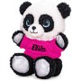 PLYŠ Panda v tričku se jménem 17cm 7 druhů *PLYŠOVÉ HRAČKY*
