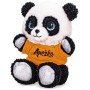 PLYŠ Panda v tričku se jménem 17cm 7 druhů *PLYŠOVÉ HRAČKY*