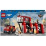 LEGO CITY Hasičská stanice s hasičským vozem 60414 STAVEBNICE