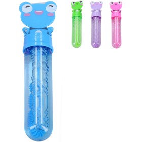 Bublifukovací hůlka žába 14cm dětský bublifukovač 4 barvy