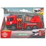 DICKIE Auto hasičské volný chod hasiči na baterie Světlo Zvuk 2 druhy kov