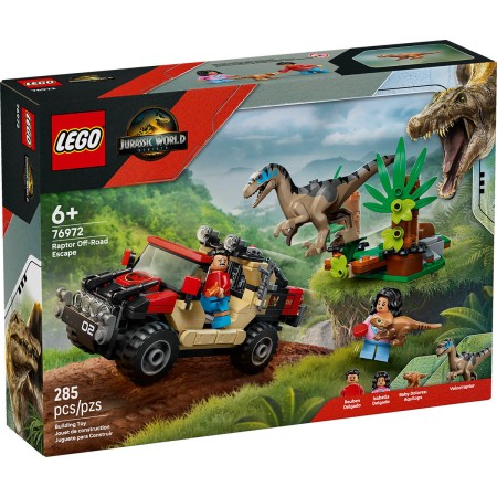 LEGO JURASSIC WORLD Únik před raptorem 76972 STAVEBNICE