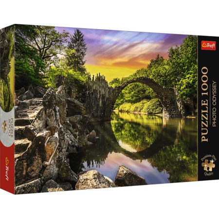 TREFL PUZZLE PREMIUM Photo Odyssey Most v Kromlau 68x48cm 1000 dílků