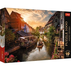 TREFL PUZZLE PREMIUM Photo Odyssey Malé Benátky v Colmaru 68x48cm 1000 dílků