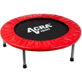 ACRA Trampolína 100cm černá / červený kryt na pružiny 5 noh
