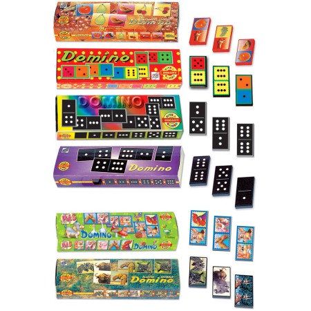 Hra Domino velké 6 druhů *SPOLEČENSKÉ HRY*