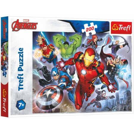 TREFL PUZZLE Disney Avengers skládačka 48x34cm 200 dílků v krabici