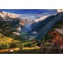 TREFL PUZZLE PREMIUM Photo Odyssey Lauterbrunnen Švýcarsko 68x48cm 1000 dílků