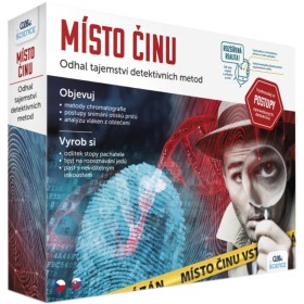 ALBI SCIENCE Místo činu experimentální vědecká sada malý detektiv