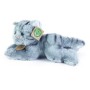 PLYŠ Kočka 30cm šedá ležící Eco-Friendly *PLYŠOVÉ HRAČKY*