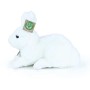 PLYŠ Králík 23cm bílý leží Eco-Friendly *PLYŠOVÉ HRAČKY*