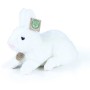 PLYŠ Králík 23cm bílý leží Eco-Friendly *PLYŠOVÉ HRAČKY*