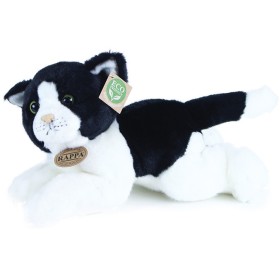 PLYŠ Kočka ležící 30cm černo-bílá Eco-Friendly *PLYŠOVÉ HRAČKY*