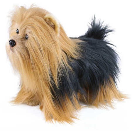 PLYŠ Pes jorkšír stojící 30cm Eco-Friendly *PLYŠOVÉ HRAČKY*