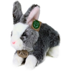 PLYŠ Králík 23cm šedý ležící Eco-Friendly exkluzivní *PLYŠOVÉ HRAČKY*