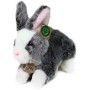 PLYŠ Králík 23cm šedý ležící Eco-Friendly exkluzivní *PLYŠOVÉ HRAČKY*