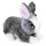 PLYŠ Králík 23cm šedý ležící Eco-Friendly exkluzivní *PLYŠOVÉ HRAČKY*