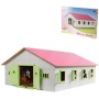 KIDS GLOBE Stáj pro koně 1:24 DŘEVĚNÁ STAVEBNICE