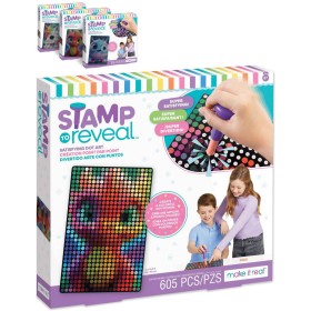MAKE IT REAL Plakát z teček Stamp To Reveal kreativní set 3 druhy