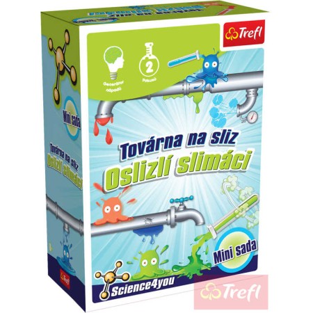 TREFL HRA Vědecká sada Výroba slizu 2 pokusy Science 4 you mini v krabici