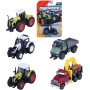 MAJORETTE Vozidlo farmářské kovové auto / traktor volný chod 6 druhů