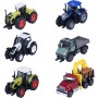 MAJORETTE Vozidlo farmářské kovové auto / traktor volný chod 6 druhů