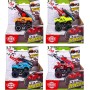 DICKIE Auto off-road Key Racer velká kola set s vystřelovačem 4 druhy kov