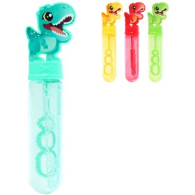 Bublifukovací hůlka s dinosaurem 30ml dětský bublifukovač 4 barvy