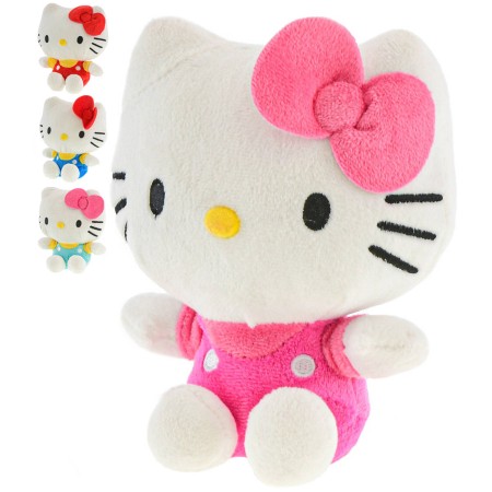 PLYŠ Kočička Hello Kitty sedící 16cm 4 barvy *PLYŠOVÉ HRAČKY*