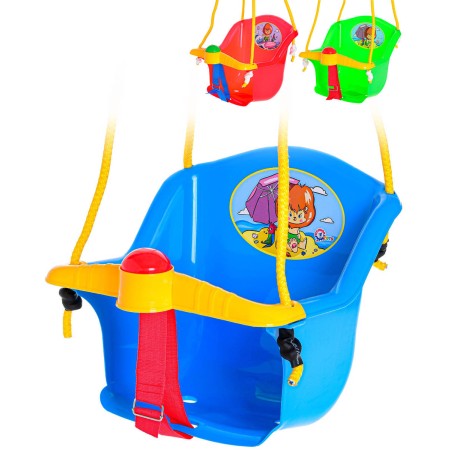 Houpačka baby závěsná skořepina s klaksonem do 20kg 3 barvy