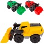 Bagr 28cm baby barevný nakladač volný chod na písek 3 barvy